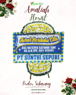 Papan Bunga Duka di Tamanmartani