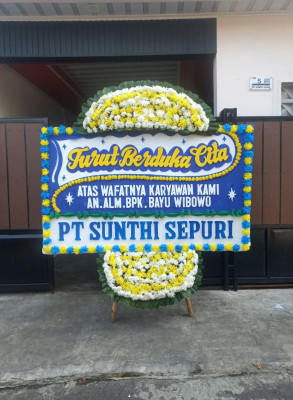 Papan Bunga Duka di Tamanmartani