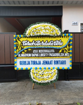 Papan Bunga Duka di Tamanmartani